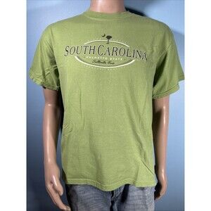 South Carolina, Palmetto State • Perrin Adult Tee T-Shirt (L) • EUC